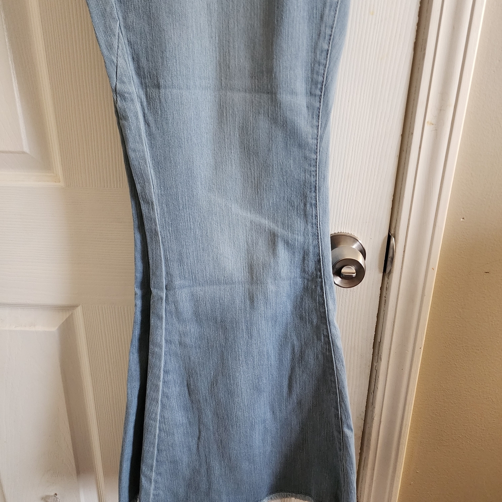 SHEIN Light Blue Flare Jeans